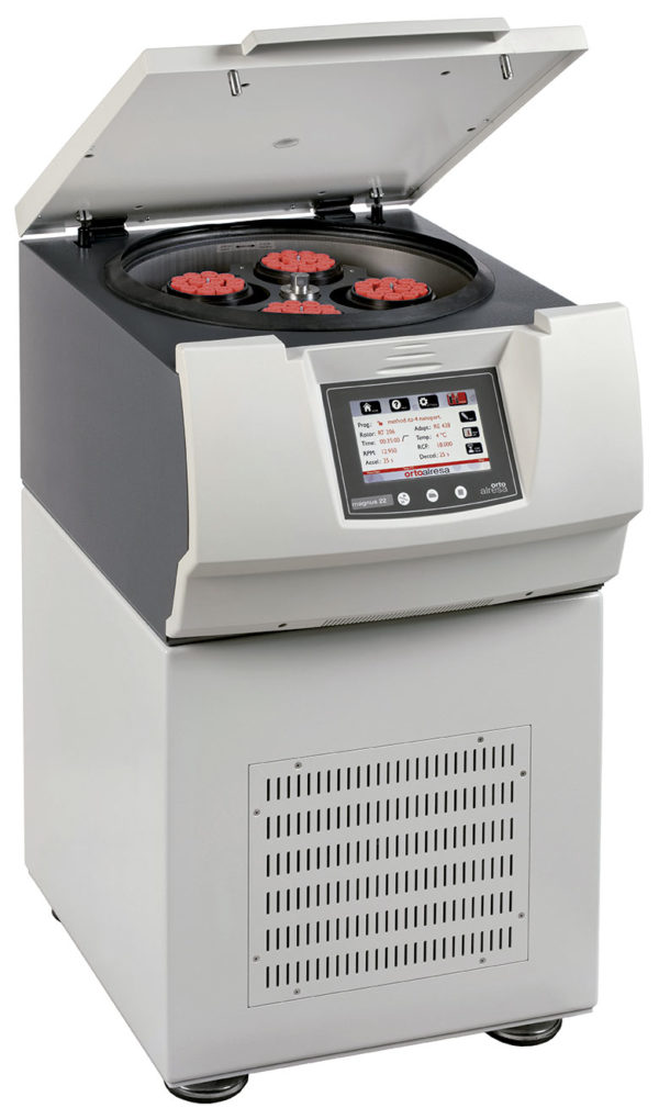 Magnus 22/22R- centrifuga de podea, cu/fara racire, de mare capacitate