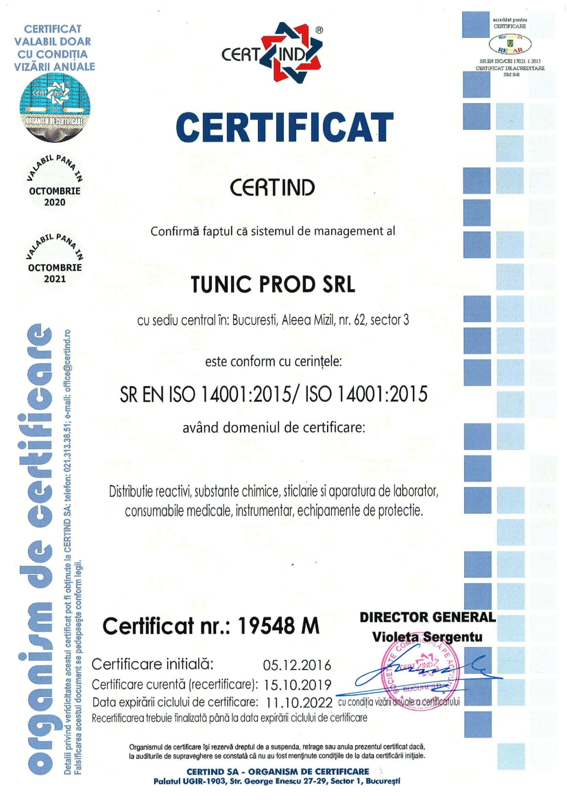 SR EN ISO 14001